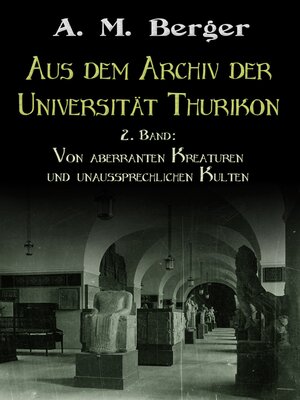 cover image of Aus dem Archiv der Universität Thurikon--2. Band